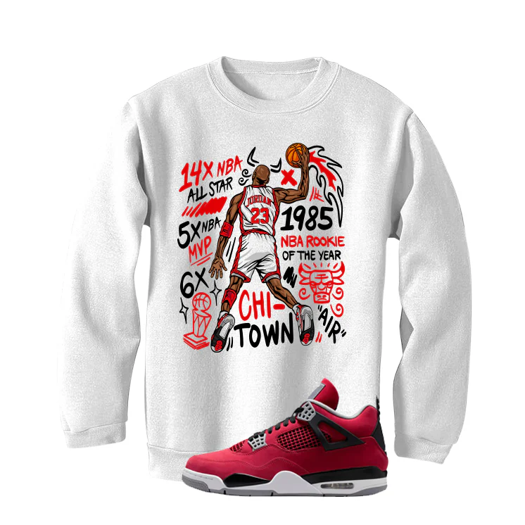 Air Jordan 4 Toro Bravo Matching T-Shirt, Sweatshirts, & Hoodies White T-Shirt (85 Rookie)| illcurrency - Image 4