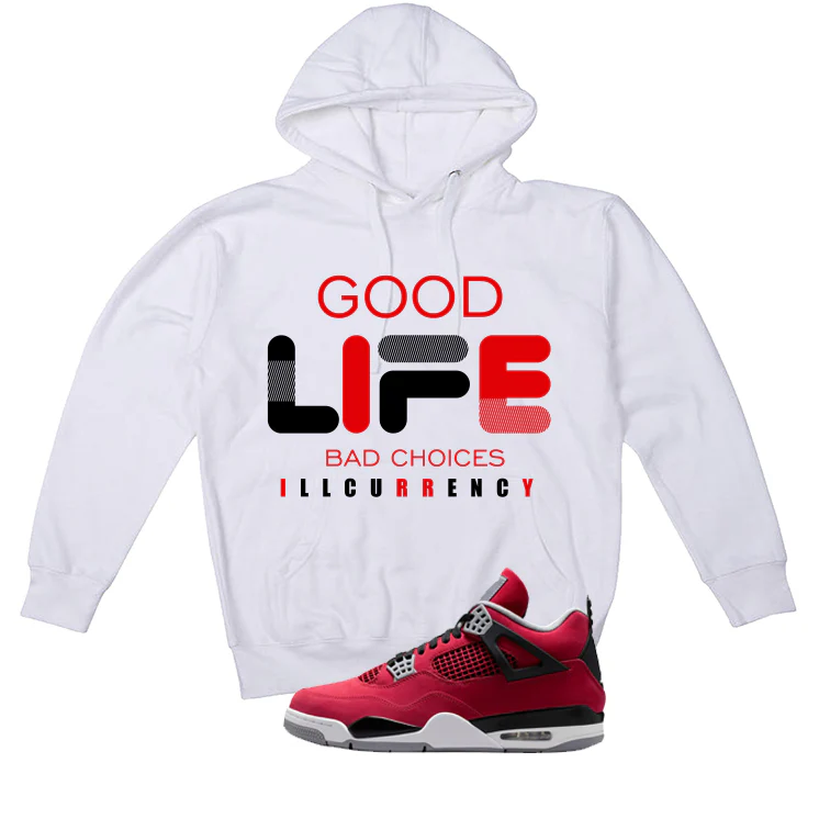 Air Jordan 4 Toro Bravo Matching T-Shirt, Sweatshirts, & Hoodies White T-Shirt (Bad Choices)| illcurrency - Image 3