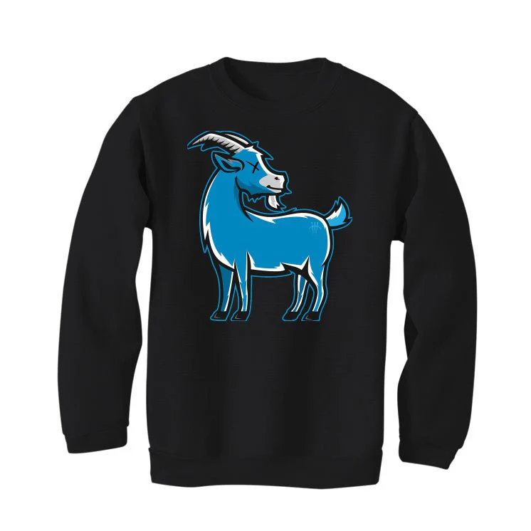 Air Jordan 4 UNC Black T-Shirt (GOAT) - Image 4