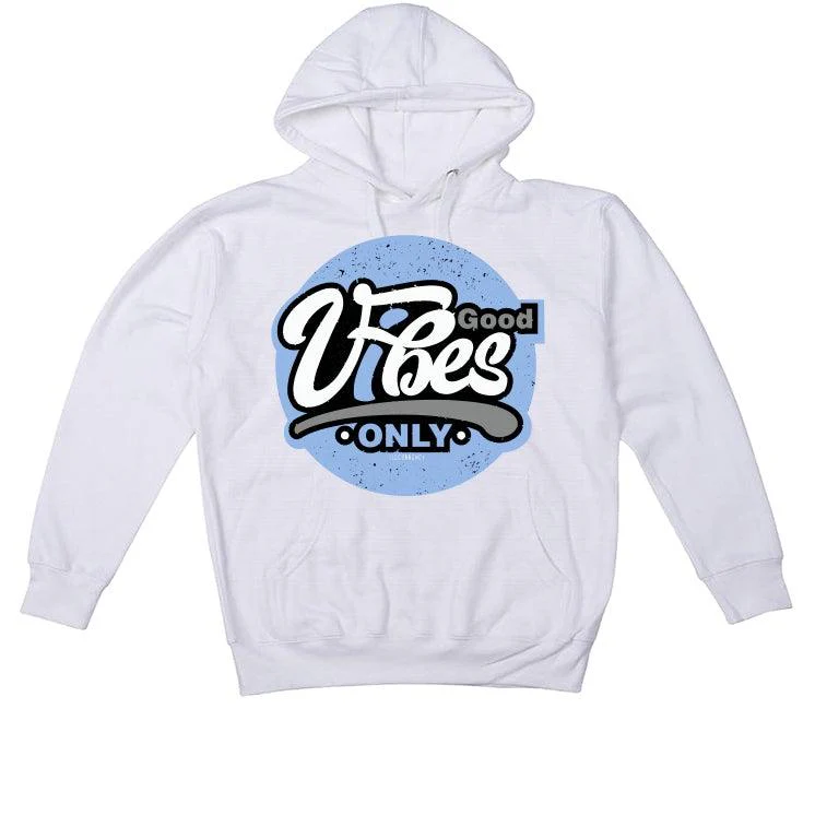 Air Jordan 4 UNC White T-Shirt (Good Vibes) - Image 3