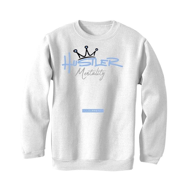 Air Jordan 4 UNC White T-Shirt (Hustler Mentality) - Image 3