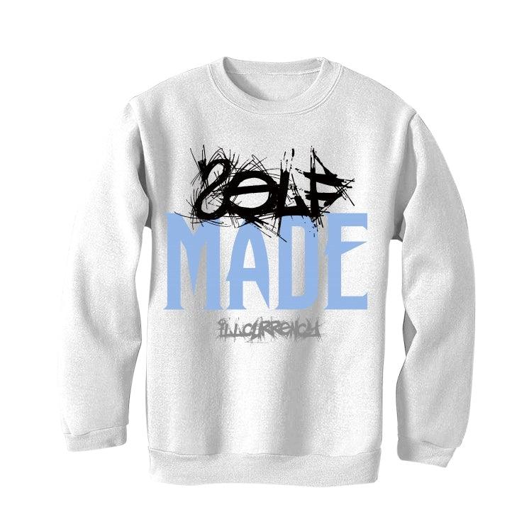 Air Jordan 4 UNC White T-Shirt (Self Made) - Image 3