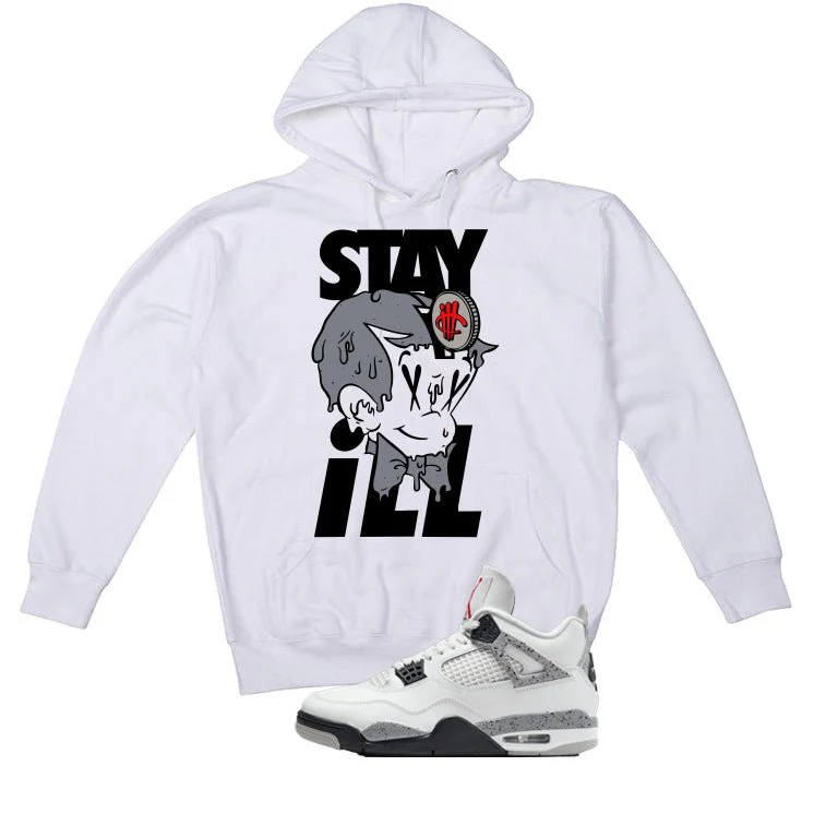 Air Jordan 4 White Cement White T-Shirt (ILL RICHIE)| illcurrency - Image 3