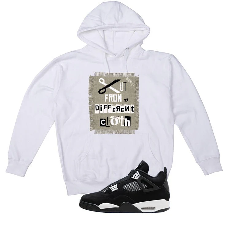 Air Jordan 4 White Thunder White T-Shirt (Cut from a different cloth)| illcurrency - Image 3