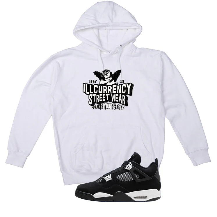 Air Jordan 4 White Thunder White T-Shirt (ILLCURRENCY STREETWEAR)| illcurrency - Image 3