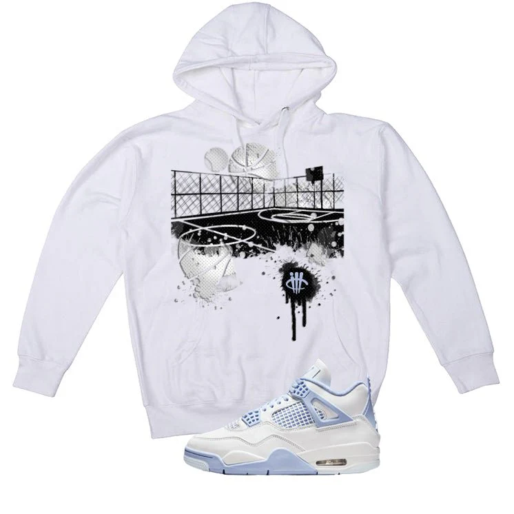 Air Jordan 4 WMNS Forget Me Not White T-Shirt (B Court)| illcurrency - Image 3