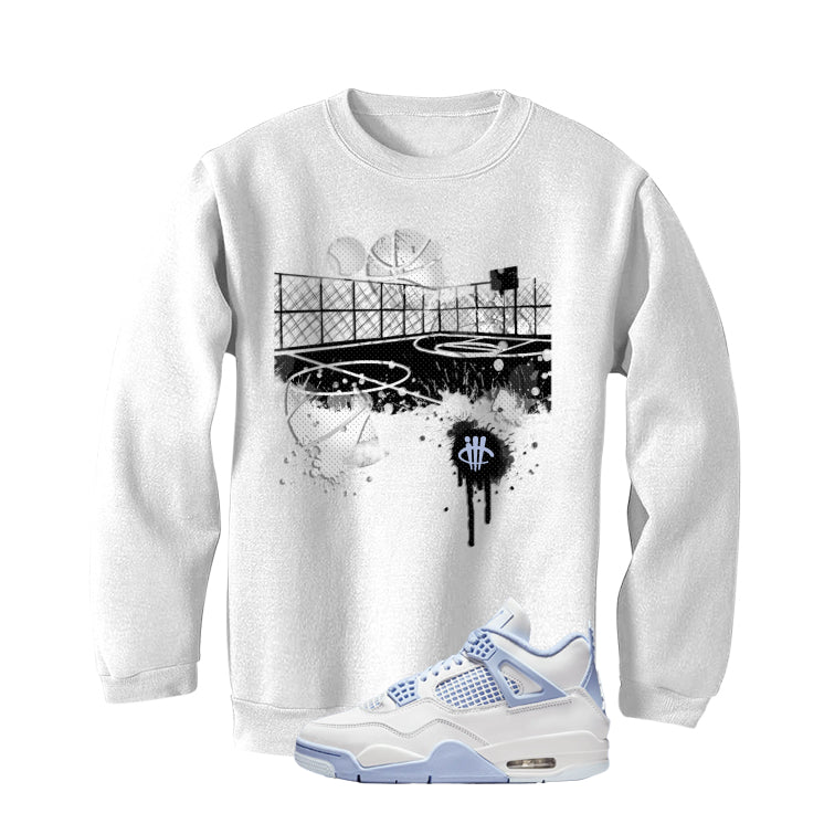Air Jordan 4 WMNS Forget Me Not White T-Shirt (B Court)| illcurrency - Image 4