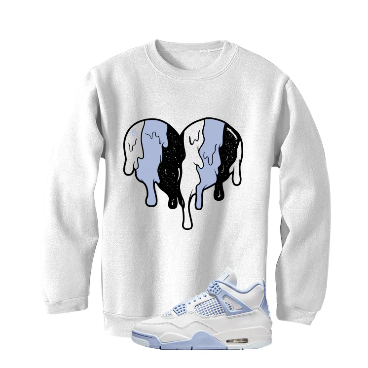 Air Jordan 4 WMNS Forget Me Not White T-Shirt (Heart)| illcurrency - Image 4