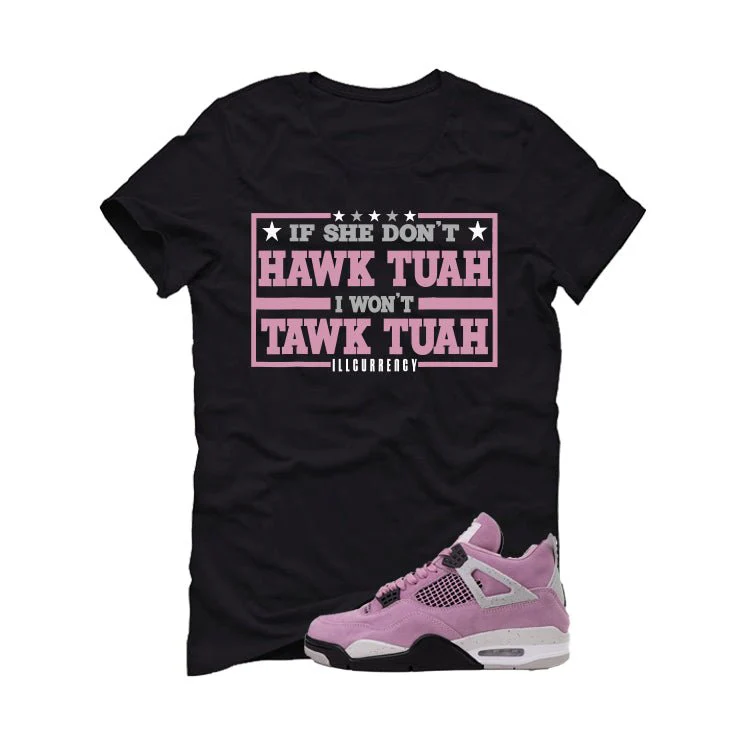 Air Jordan 4 WMNS Orchid Black T-Shirt (Hawk Tuah)| illcurrency - Image 2