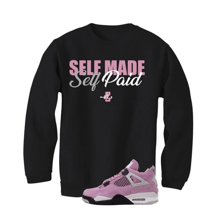 Air Jordan 4 WMNS Orchid Black T-Shirt (Self Made Self Paid)| illcurrency - Image 4