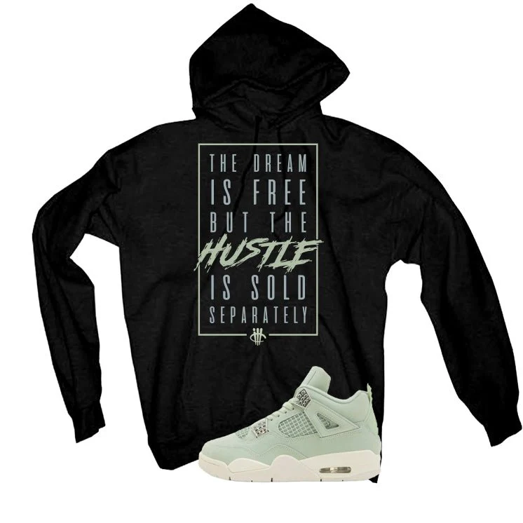 Air Jordan 4 WMNS Seafoam Black T-Shirt (Dream is Free)| illcurrency - Image 3