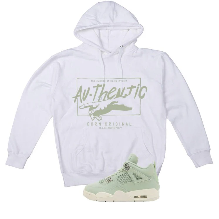 Air Jordan 4 WMNS Seafoam White T-Shirt (Authentic)| illcurrency - Image 3