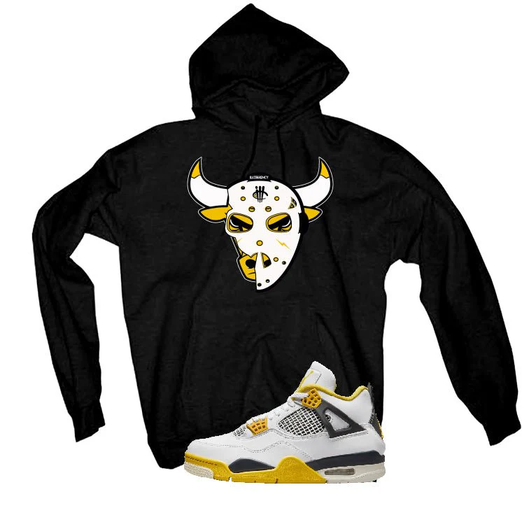 Air Jordan 4 WNNS “Vivid Sulfur” | illcurrency Black T-Shirt (Jason Bully) - Image 3