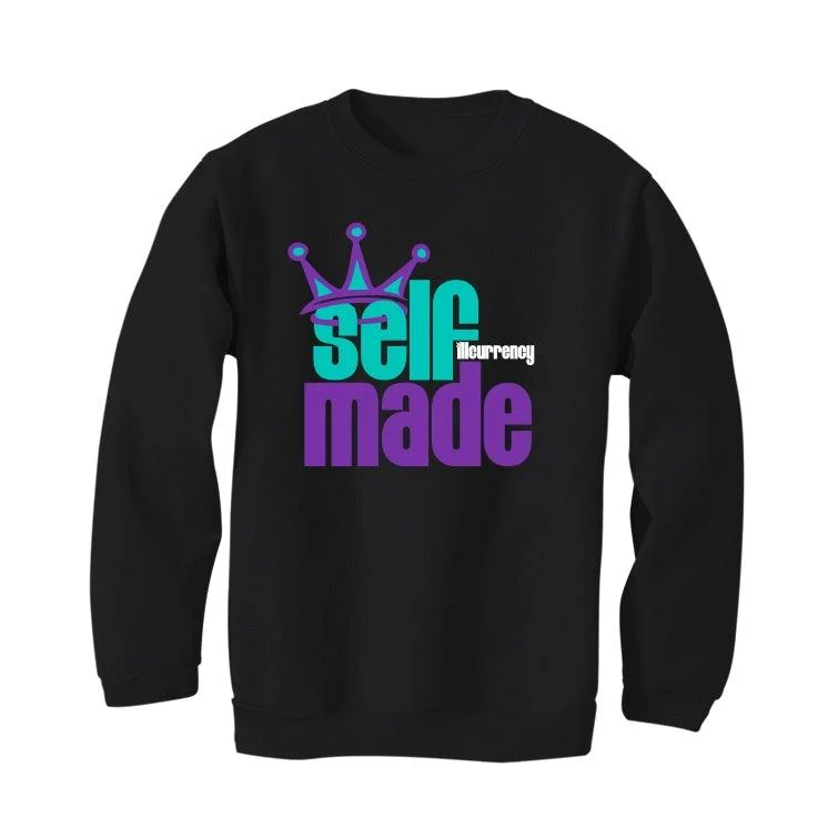 Air Jordan 5 "Alternate Grape" Black T-Shirt (Self Made illcurrency) - Image 4