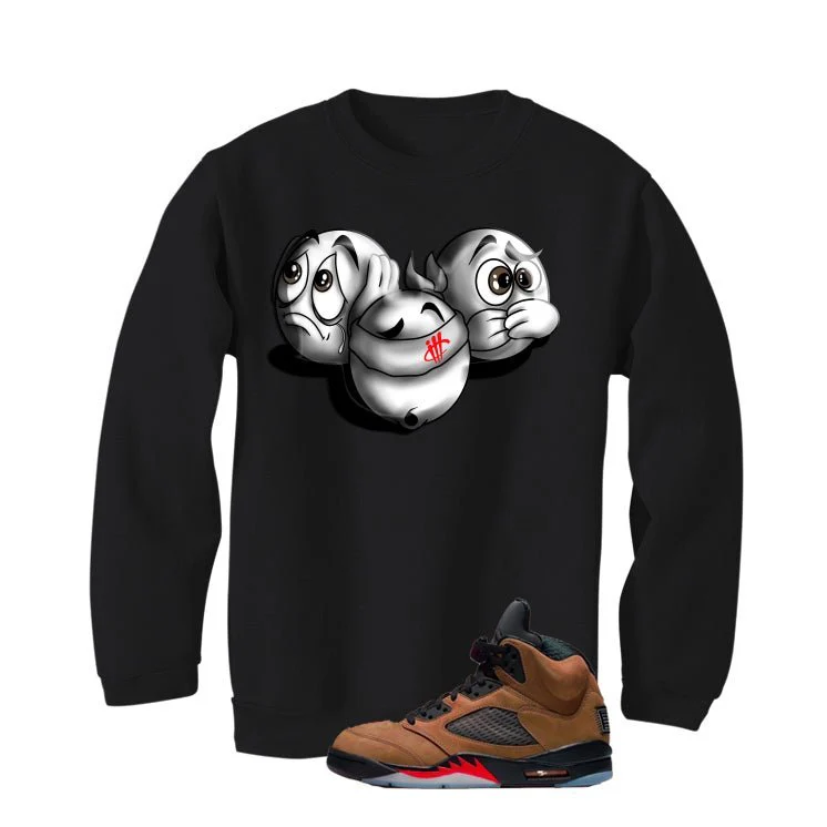 Air Jordan 5 Archaeo Brown Black T-Shirt (SEE NO EVIL)| illcurrency - Image 4