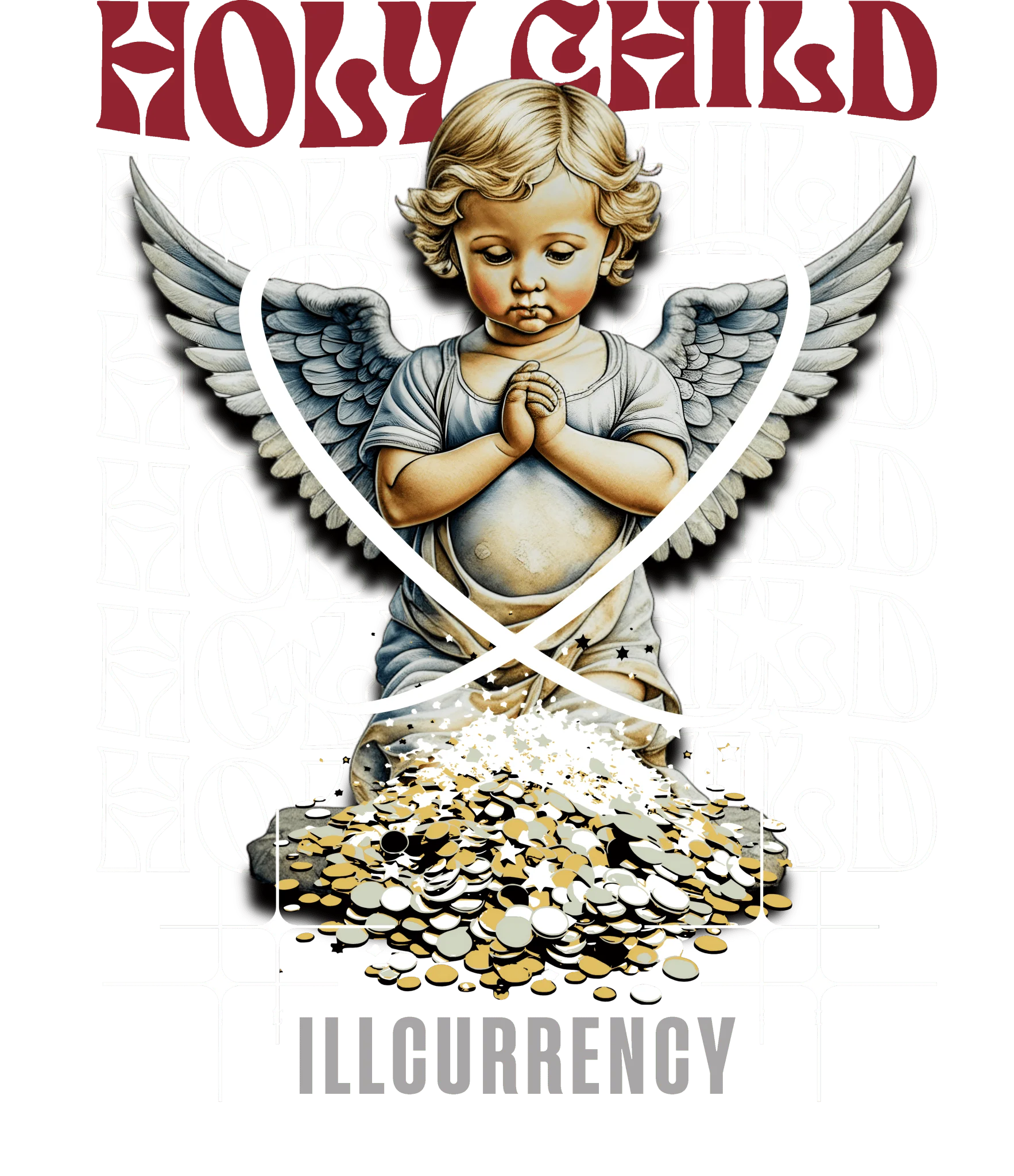 Air Jordan 5 Black Metallic Reimagined Black T-Shirt (Holy Child)| illcurrency