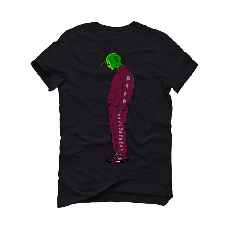 Air Jordan 5 Burgundy - Black T-Shirt (ILL DRIP) - Image 2