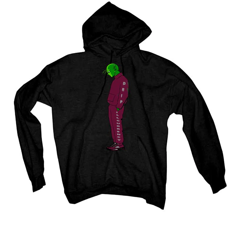 Air Jordan 5 Burgundy - Black T-Shirt (ILL DRIP) - Image 3
