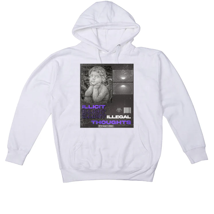 Air Jordan 5 “Concord”| illcurrency White T-Shirt (ILLICIT THOUGHT) - Image 3