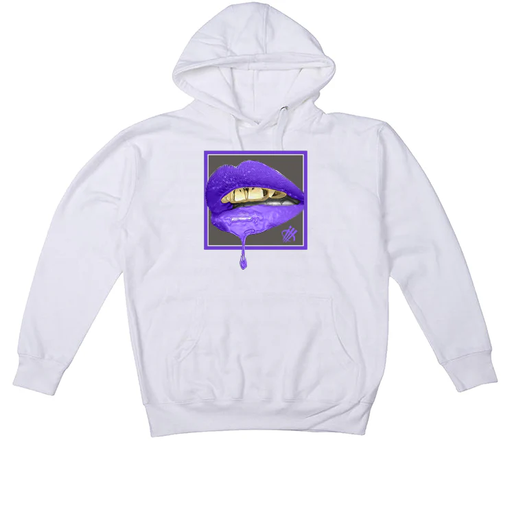 Air Jordan 5 “Concord”| illcurrency White T-Shirt (LIPSTICK) - Image 3