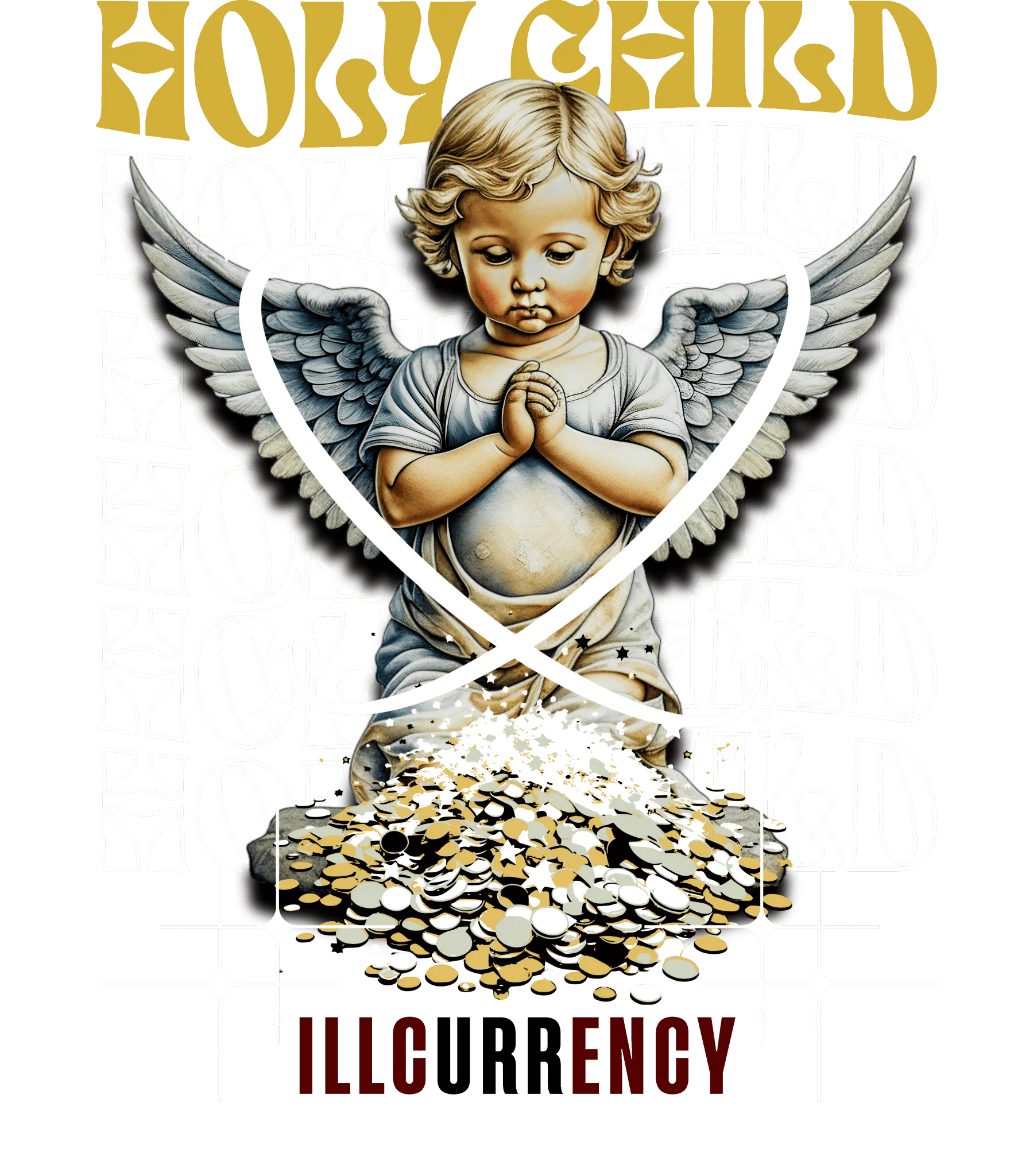 Air Jordan 5 Earth/Metallic Gold Black T-Shirt (Holy Child)| illcurrency