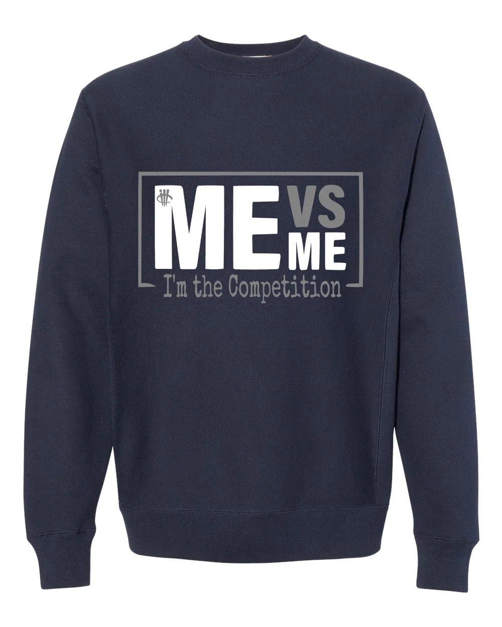 Air Jordan 5 “Georgetown” | illcurrency Navy Blue T-Shirt (Me vs Me) - Image 4