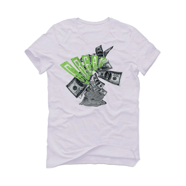 Air Jordan 5 Green Bean White T-Shirt (C.R.E.A.M.) - Image 2