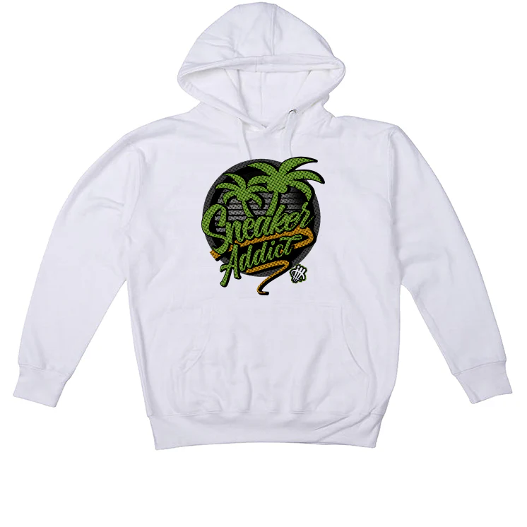 Air Jordan 5 Green Bean White T-Shirt (SNEAKER ADDICT) - Image 3