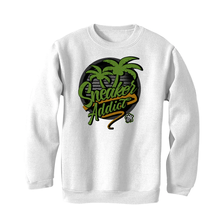 Air Jordan 5 Green Bean White T-Shirt (SNEAKER ADDICT) - Image 4