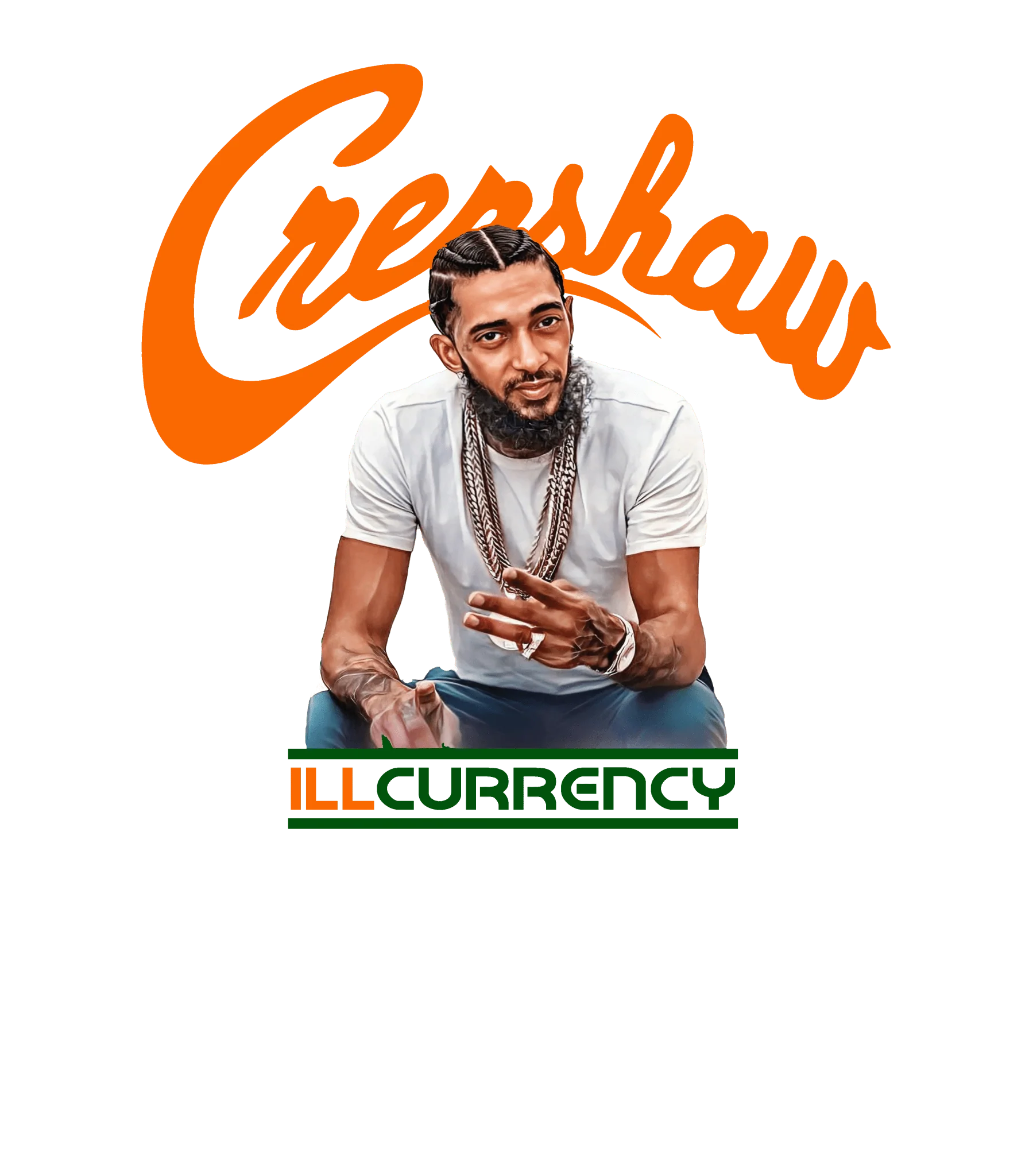 Air Jordan 5 GS Miami Hurricanes White T-Shirt (Crenshaw)| illcurrency