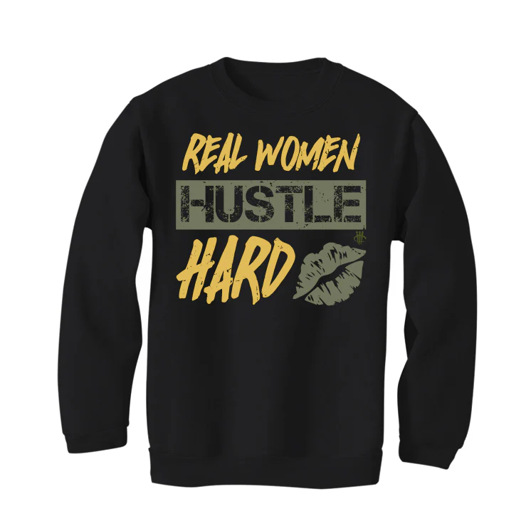 Air Jordan 5 “Jade Horizon” | illCurrency Black T-Shirt (REAL WOMAN HUSTLE) - Image 4