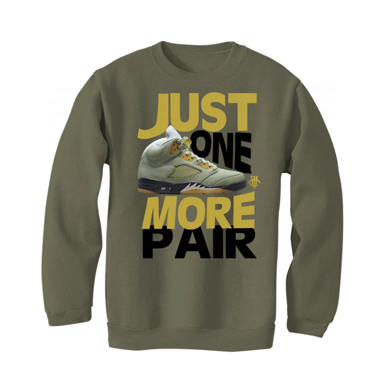 Air Jordan 5 “Jade Horizon” | illCurrency Military Green T-Shirt (JUST ONE MORE PAIR) - Image 4