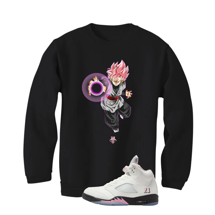 Air Jordan 5 OG 35th Anniversary Matching T-Shirt, Sweatshirts & Hoodies Black T-Shirt (Goku)| illcurrency - Image 4