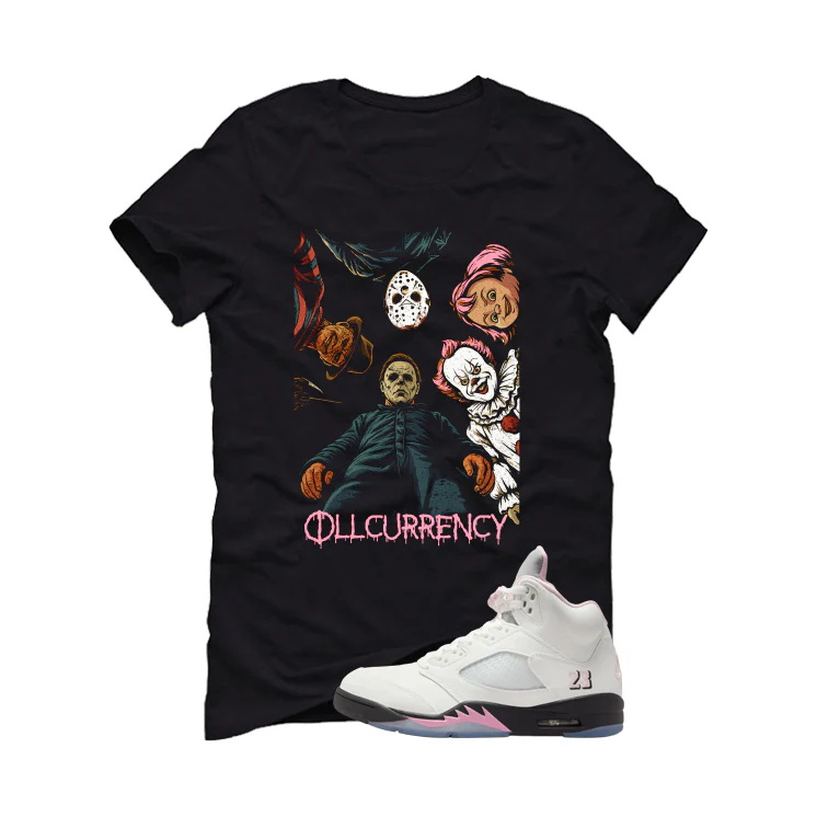 Air Jordan 5 OG 35th Anniversary Matching T-Shirt, Sweatshirts & Hoodies Black T-Shirt (illcurrency Nightmare)| illcurrency - Image 2