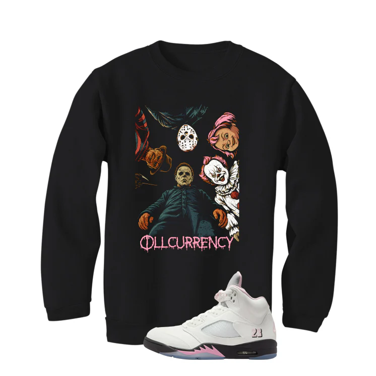 Air Jordan 5 OG 35th Anniversary Matching T-Shirt, Sweatshirts & Hoodies Black T-Shirt (illcurrency Nightmare)| illcurrency - Image 4