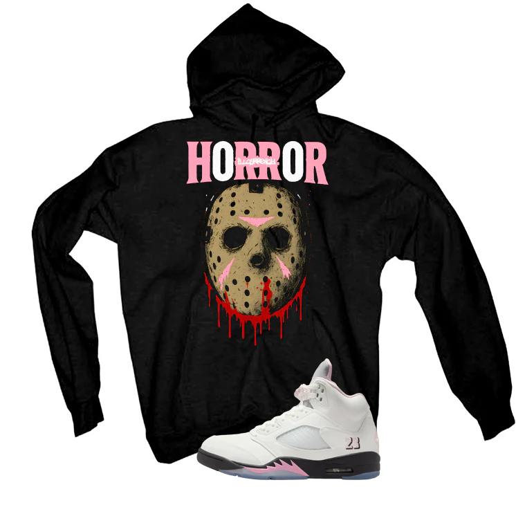 Air Jordan 5 OG 35th Anniversary Matching T-Shirt, Sweatshirts & Hoodies Black T-Shirt (Jason Horror)| illcurrency - Image 3