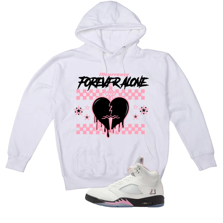Air Jordan 5 OG 35th Anniversary Matching T-Shirt, Sweatshirts & Hoodies White T-Shirt (Forever Alone)| illcurrency - Image 3