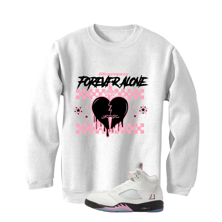 Air Jordan 5 OG 35th Anniversary Matching T-Shirt, Sweatshirts & Hoodies White T-Shirt (Forever Alone)| illcurrency - Image 4