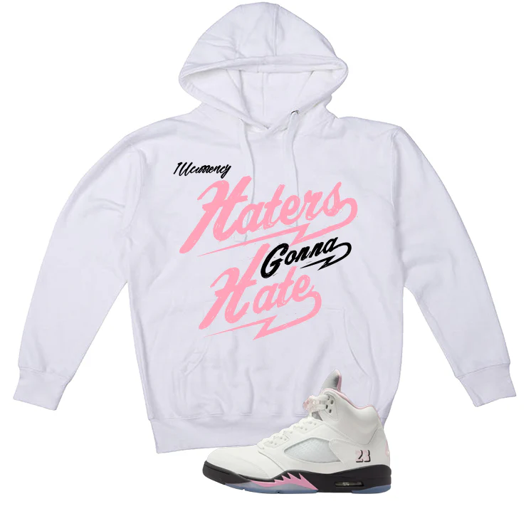 Air Jordan 5 OG 35th Anniversary Matching T-Shirt, Sweatshirts & Hoodies White T-Shirt (Haters gonna hate)| illcurrency - Image 3