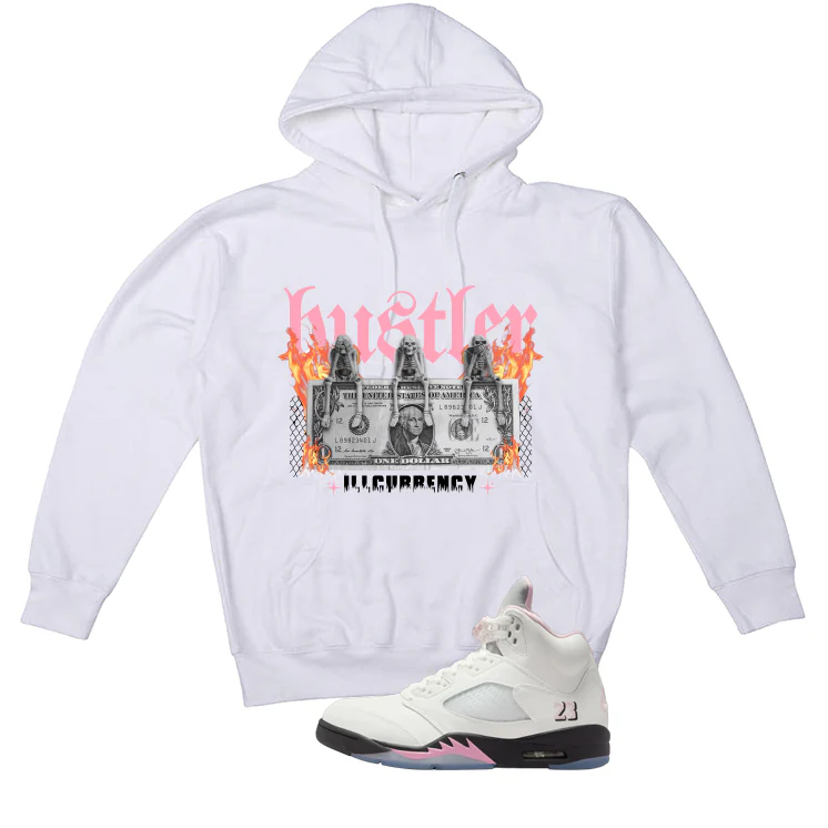 Air Jordan 5 OG 35th Anniversary Matching T-Shirt, Sweatshirts & Hoodies White T-Shirt (See No Evil Hustler)| illcurrency - Image 3