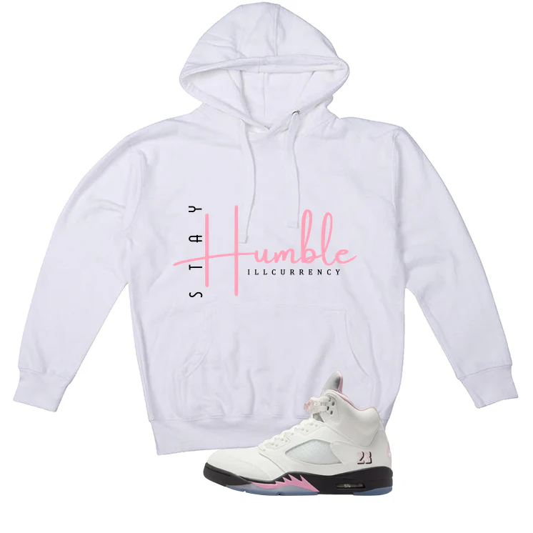 Air Jordan 5 OG 35th Anniversary Matching T-Shirt, Sweatshirts & Hoodies White T-Shirt (Stay Humble)| illcurrency - Image 3