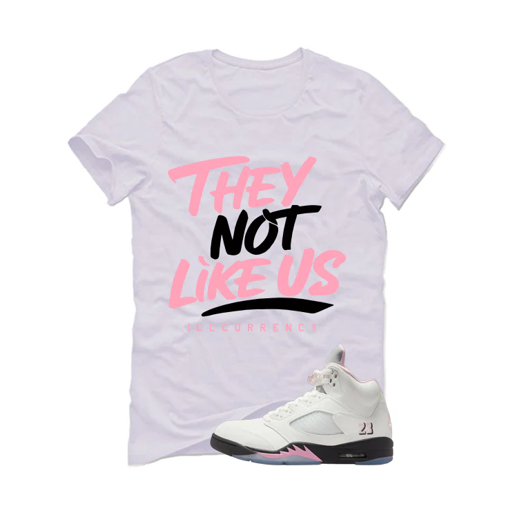 Air Jordan 5 OG 35th Anniversary Matching T-Shirt, Sweatshirts & Hoodies White T-Shirt (They not like us)| illcurrency - Image 2