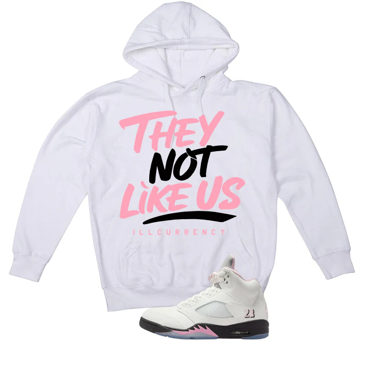 Air Jordan 5 OG 35th Anniversary Matching T-Shirt, Sweatshirts & Hoodies White T-Shirt (They not like us)| illcurrency - Image 3