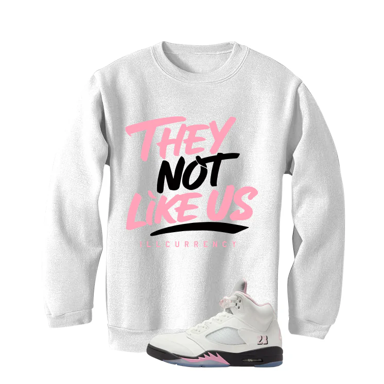 Air Jordan 5 OG 35th Anniversary Matching T-Shirt, Sweatshirts & Hoodies White T-Shirt (They not like us)| illcurrency - Image 4