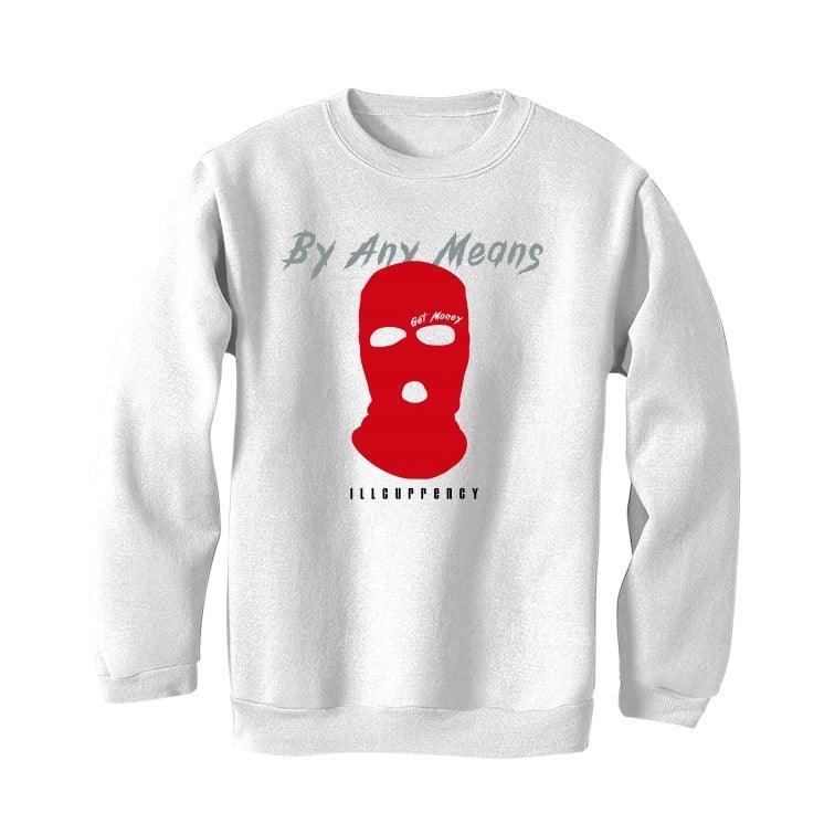 Air Jordan 5 OG Fire Red Silver Tongue 2020 White T-Shirt (By any means) - Image 3