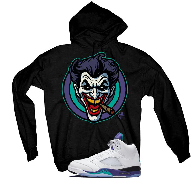 Air Jordan 5 OG Grape Black T-Shirt (Joke The Joker)| illcurrency - Image 3