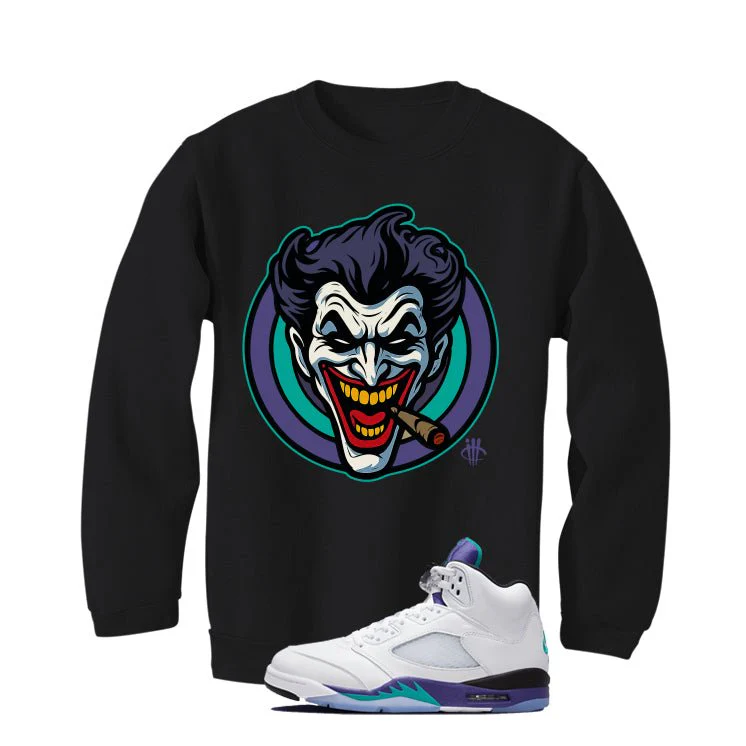 Air Jordan 5 OG Grape Black T-Shirt (Joke The Joker)| illcurrency - Image 4