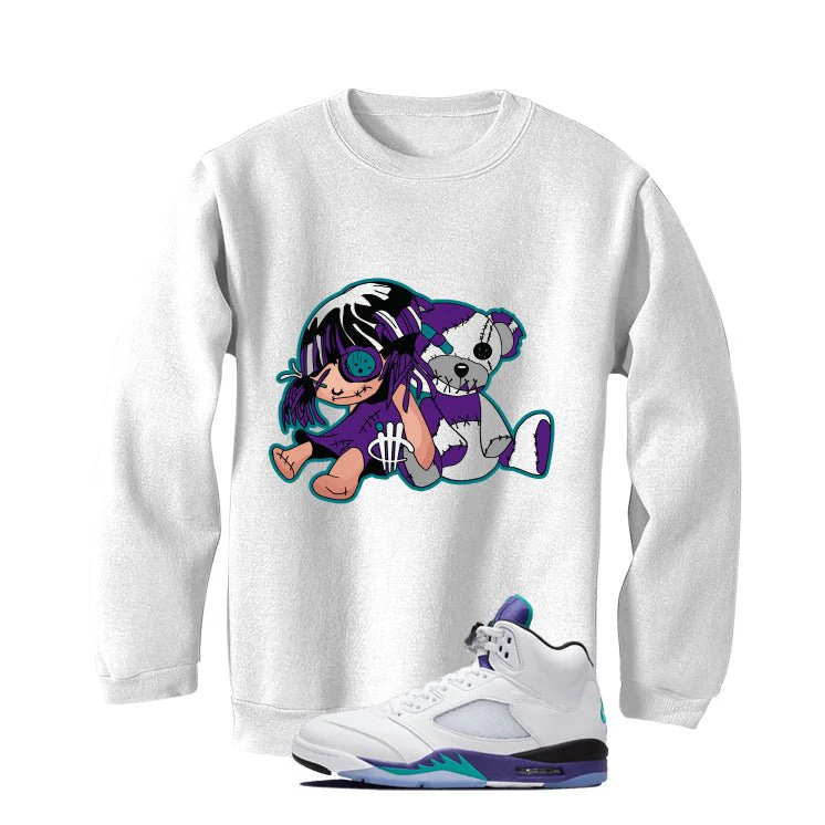 Air Jordan 5 OG Grape White T-Shirt (Rag Toys)| illcurrency - Image 4