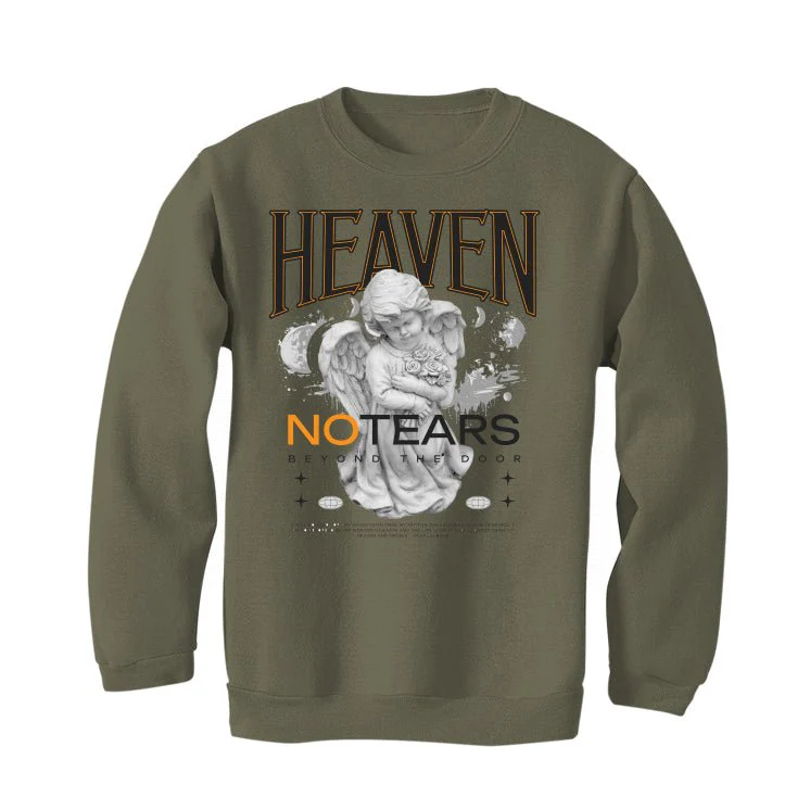 Air Jordan 5 “Olive” | illcurrency Military Green T-Shirt (heaven beyond the door) - Image 4