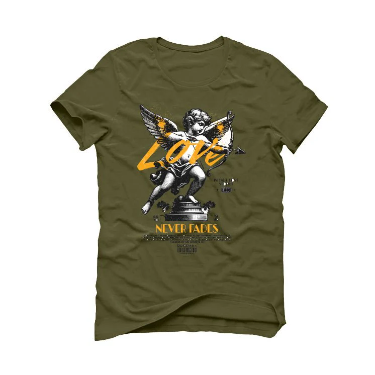Air Jordan 5 “Olive” | illcurrency Military Green T-Shirt (love) - Image 2
